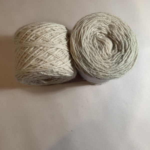 white wool